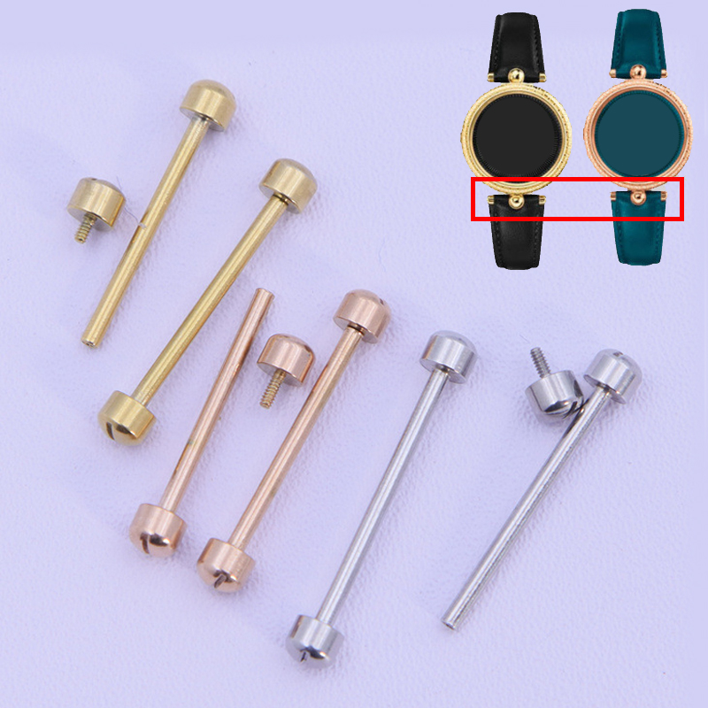 Jewellery Watches - ชุดอุปกรณ์ซ่อมสายนาฬิกาหนังแบบสกรู พร้อมสปริงบาร์ แกนสกรู ขนาด 14 16