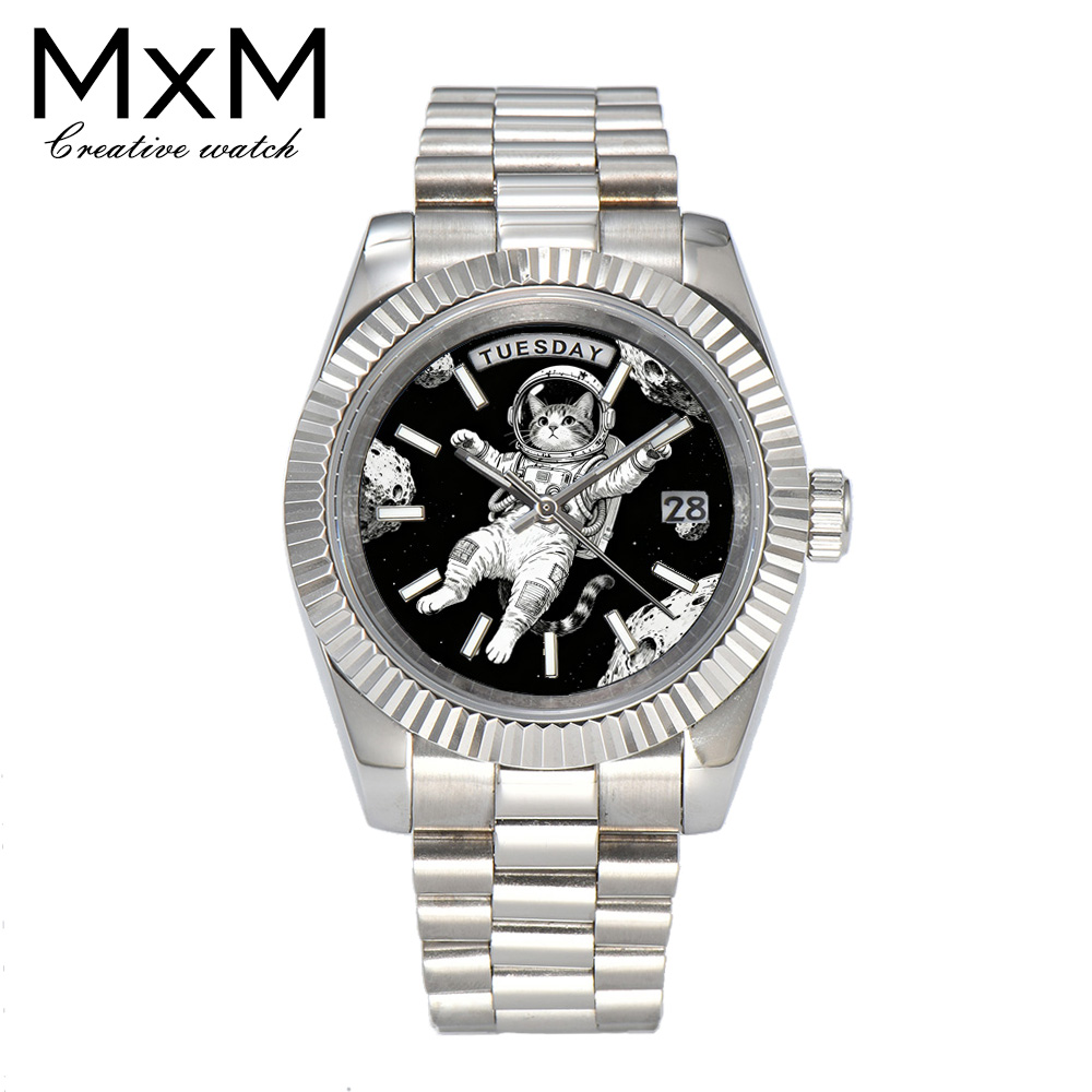 Jewellery Watches - นาฬิกาข้อมือผู้ชายดีไซน์สร้างสรรค์ ขนาด 40 มม./36 มม. ใช้กลไก
