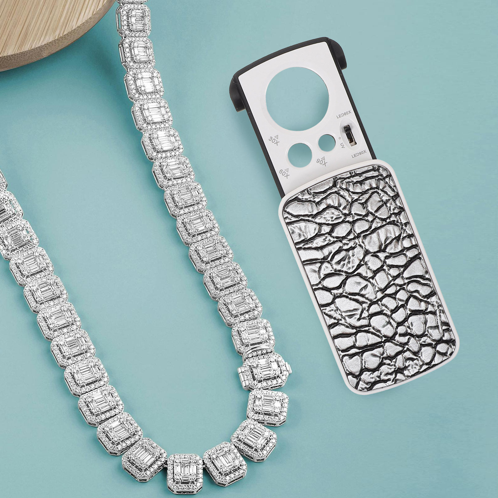 Collectors Coins Jewelry & Watches Of Smithtown Reviews - แว่นขยาย LED แบบพกพา 2 ชิ้น กำลังขยาย