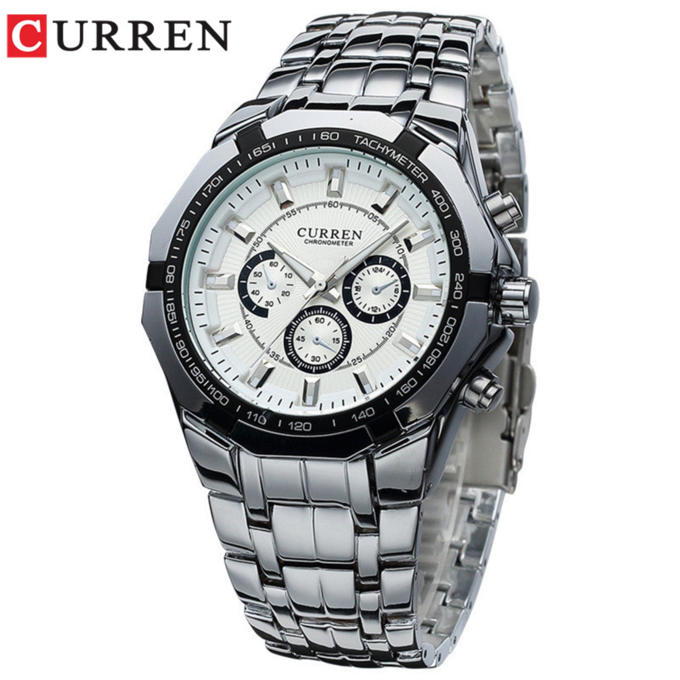 CURREN ผู้ชายแบรนด์หรูทหารกีฬา - Jewellery Watches บทวิจารณ์และราคา