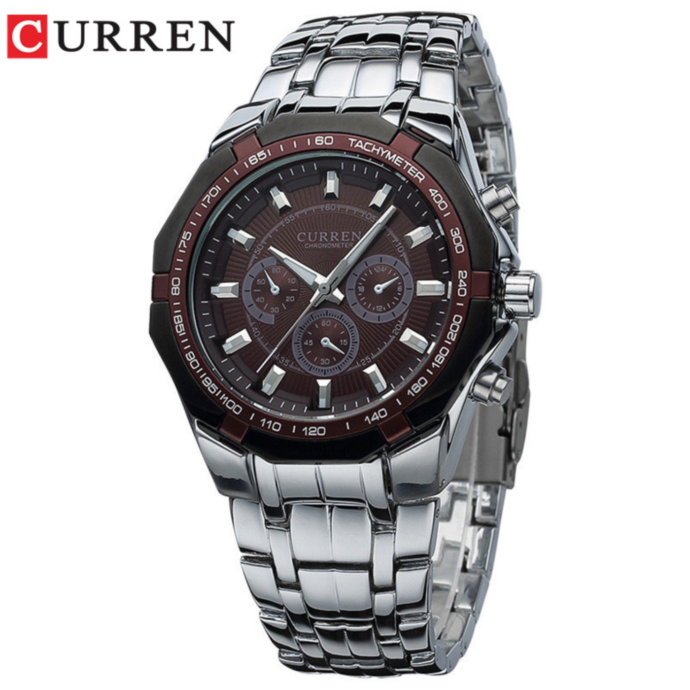 CURREN ผู้ชายแบรนด์หรูทหารกีฬา - Jewellery Watches บทวิจารณ์และราคา