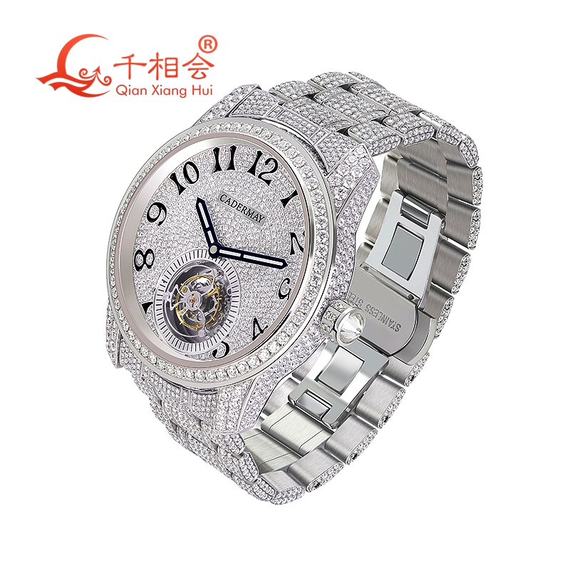 นาฬิกาข้อมือผู้ชายสุดหรูเต็มรู - Vvs Jewelry Watches บทวิจารณ์และราคา