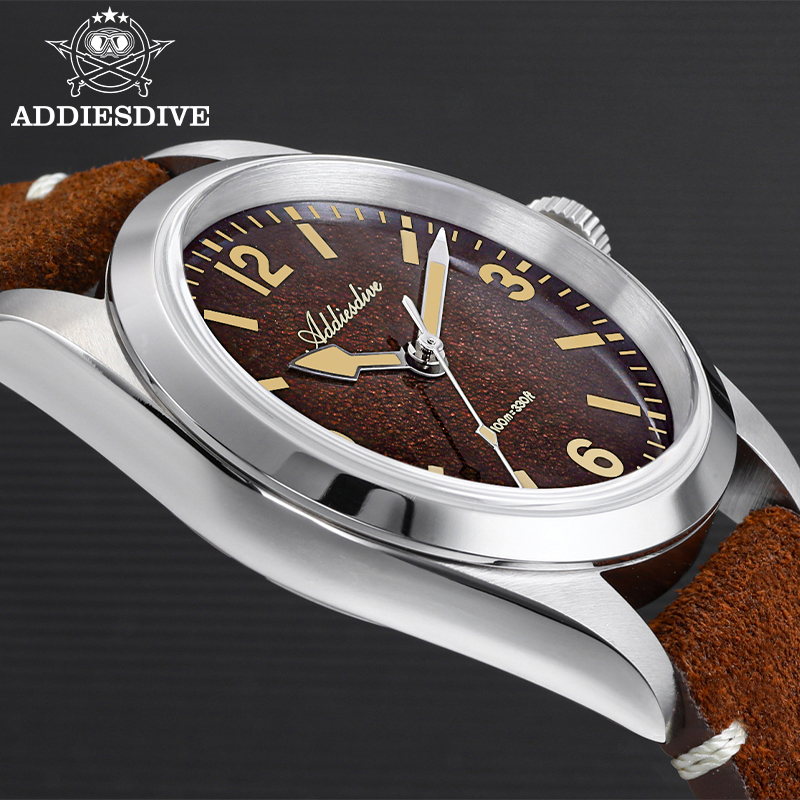 ADDIESDIVE 36 มม. 200M กันน้ำก - Leather Bracelet บทวิจารณ์และราคา