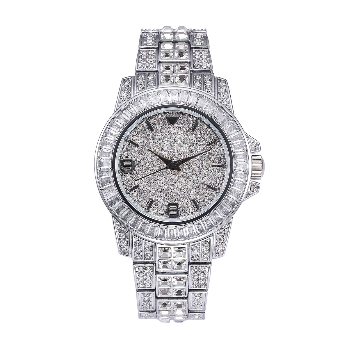 นาฬิกาควอตซ์หรูหราประดับเพชรเต - Jewelry Clasp Watches บทวิจารณ์และราคา