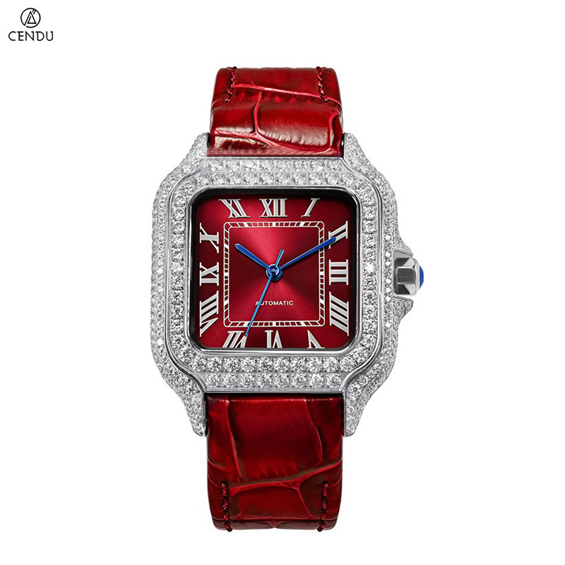 นาฬิกาเพชร VVS Moissanite สำหร - Vvs Jewelry Watches บทวิจารณ์และราคา