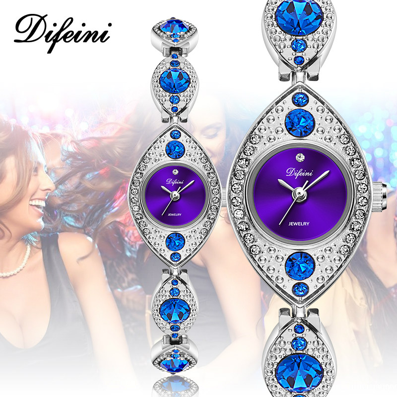 ผู้หญิงหรูหราสร้อยข้อมือนาฬิกา - Jewelry Clasp Watches บทวิจารณ์และราคา