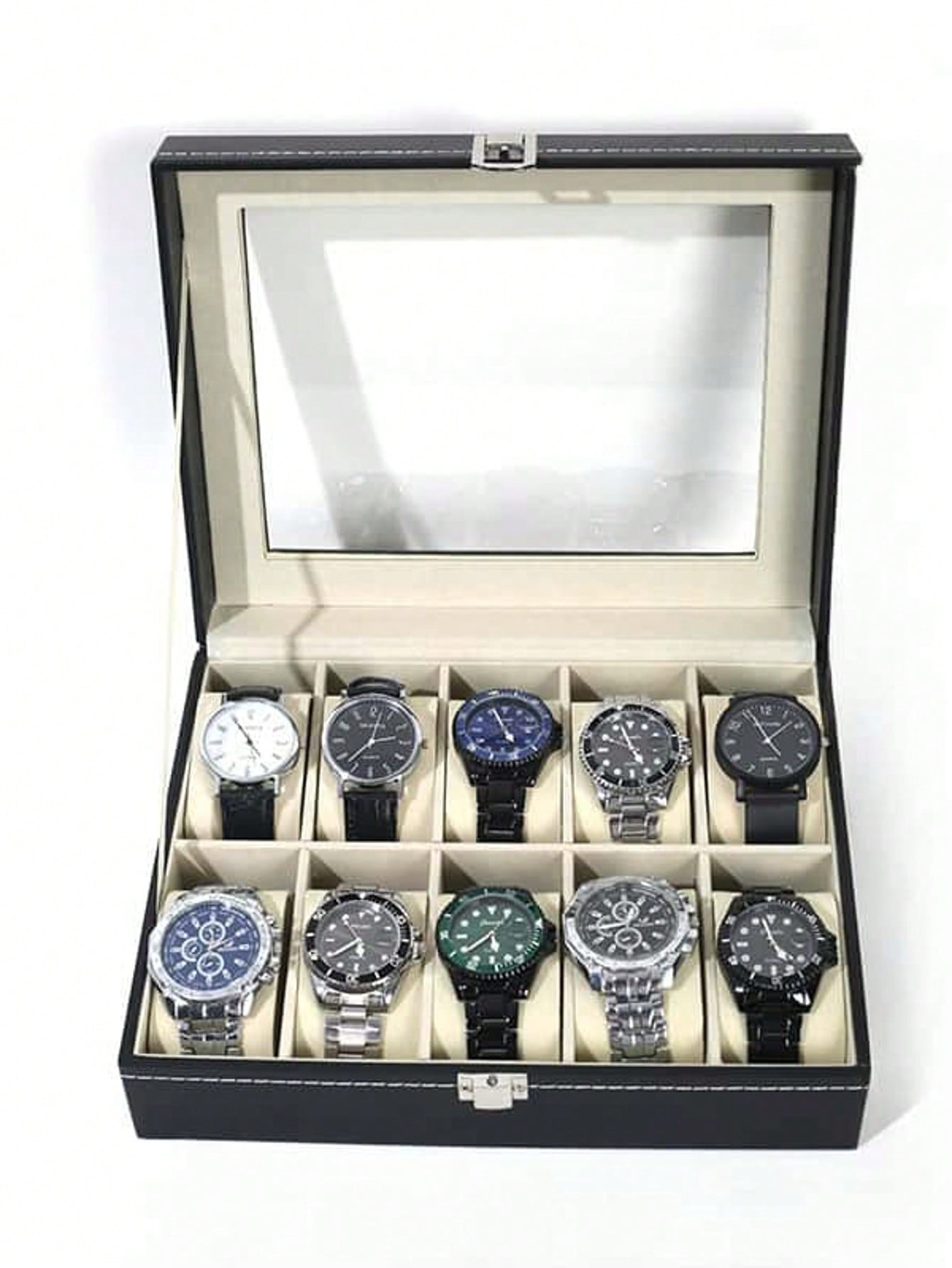 กล่องใส่นาฬิกาหนังพร้อมกุญแจล็ - High Jewelry Watches บทวิจารณ์และราคา