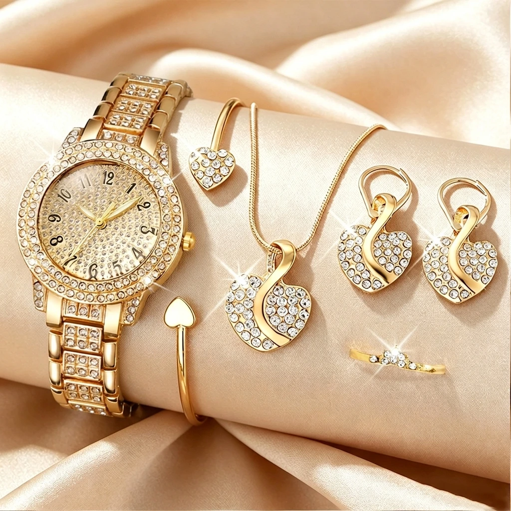 นาฬิกาข้อมือแฟชั่นผู้หญิงประดั - Jewelry Clasp Watches บทวิจารณ์และราคา