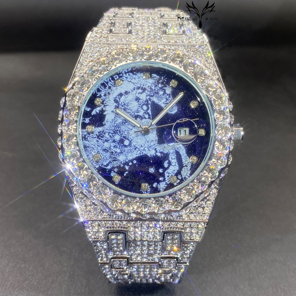 นาฬิกาควอตซ์ผู้ชายฮิปฮอป MISSF - Jewelry Type Watches บทวิจารณ์และราคา