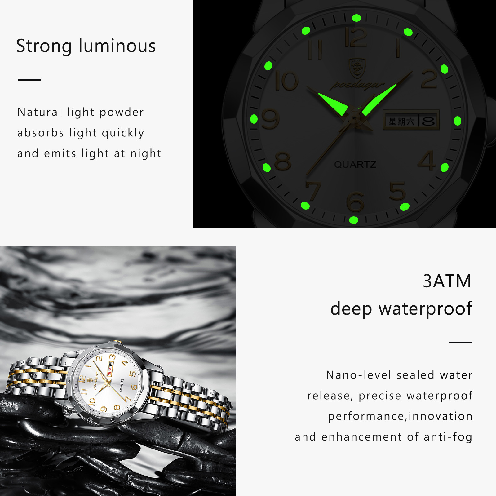 นาฬิกาข้อมือผู้หญิง POEDAGAR ด - High Jewelry Watches บทวิจารณ์และราคา