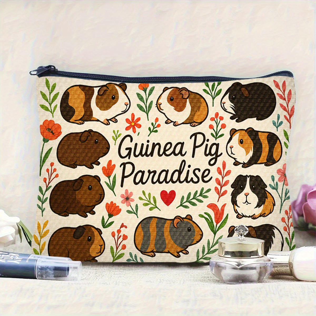 กระเป๋าแต่งหน้า A Guinea Pig P - Paradise Jewelry & Watches Dolphin Mall บทวิจารณ์และราคา