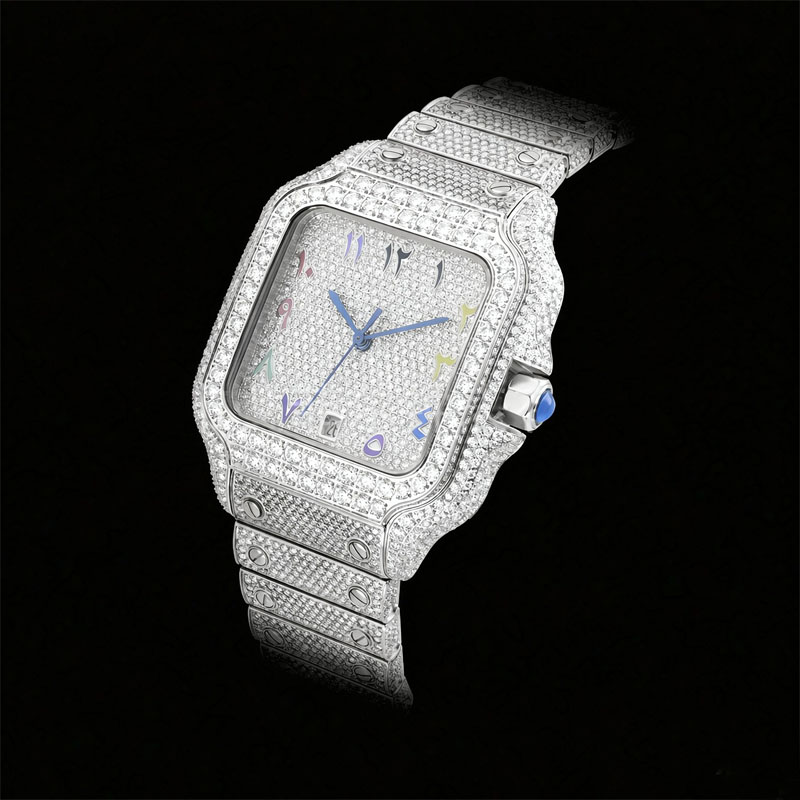 นาฬิกาหรูหรา VVS Moissanite สำ - Vvs Jewelry Watches บทวิจารณ์และราคา